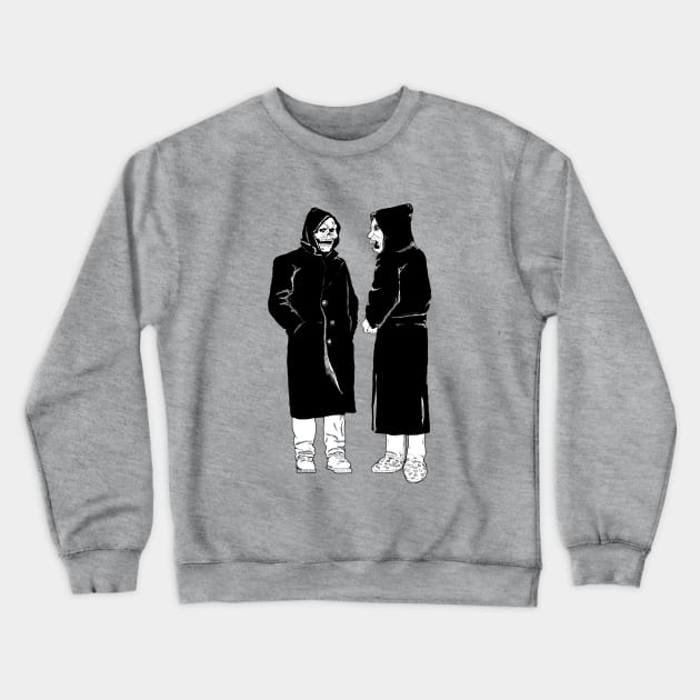 brand new - the devil and god Crewneck Sweatshirt by tonguetied